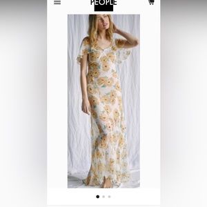 NWT RVCA Womens Camille Rowe Lolo Maxi Dress XL